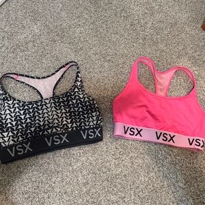 VSX Sports Bra Duo - Black Geometric and Pink
